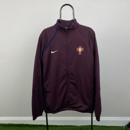 00s Nike Portugal T90 Windbreaker Jacket Red XL