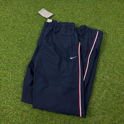 00s Nike Piping Joggers Blue Small