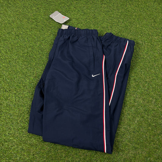 00s Nike Piping Joggers Blue Small
