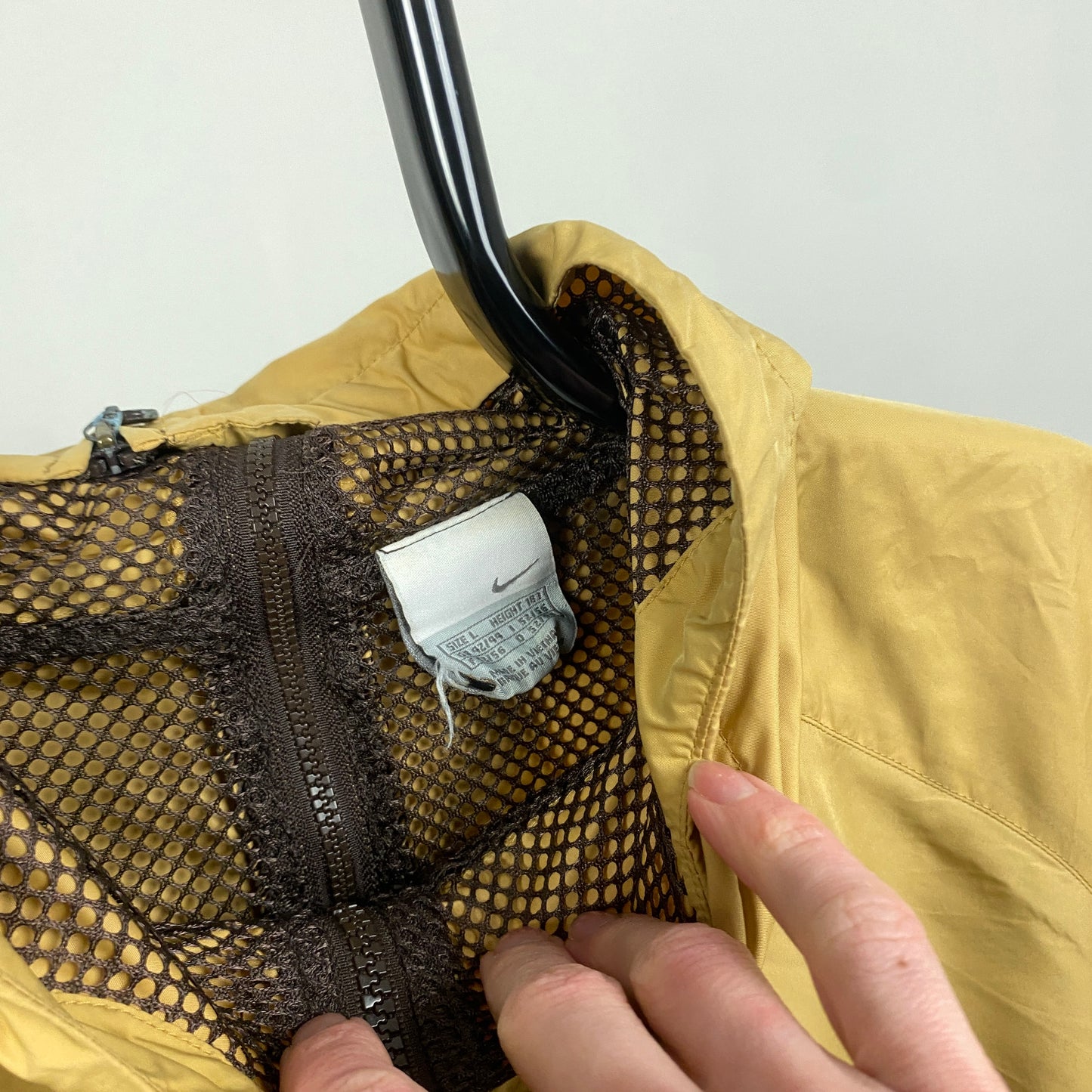 00s Nike Air Max Windbreaker Jacket Brown Large