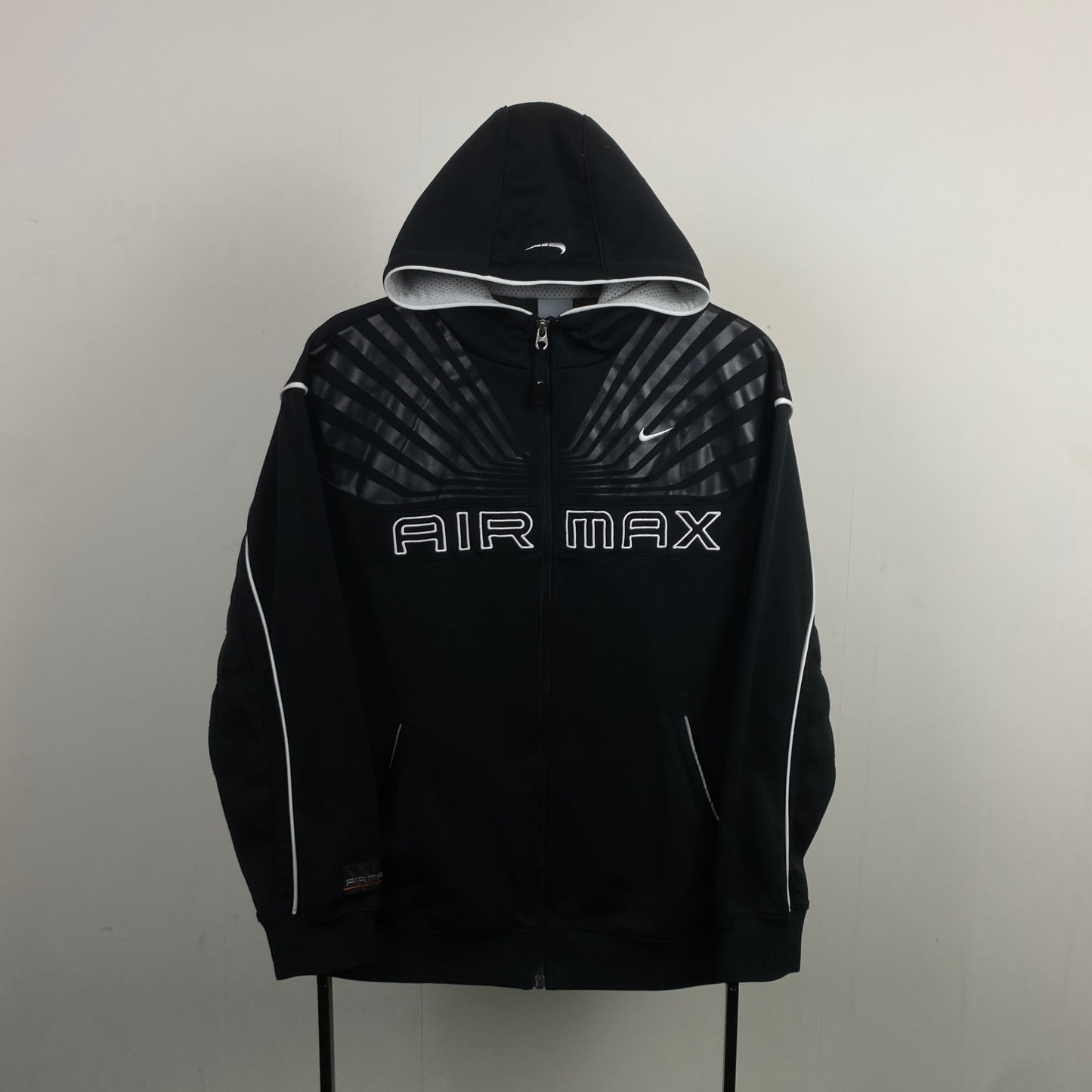 00s Nike Air Max Hoodie Black Small