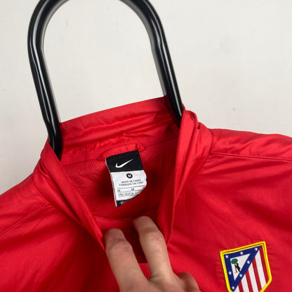 00s Nike Athletico Madrid Windbreaker Jacket Red XS