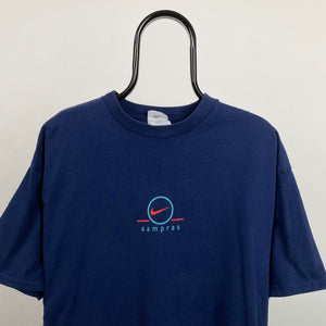 90s Nike Pete Sampras Tennis T-Shirt Blue XL