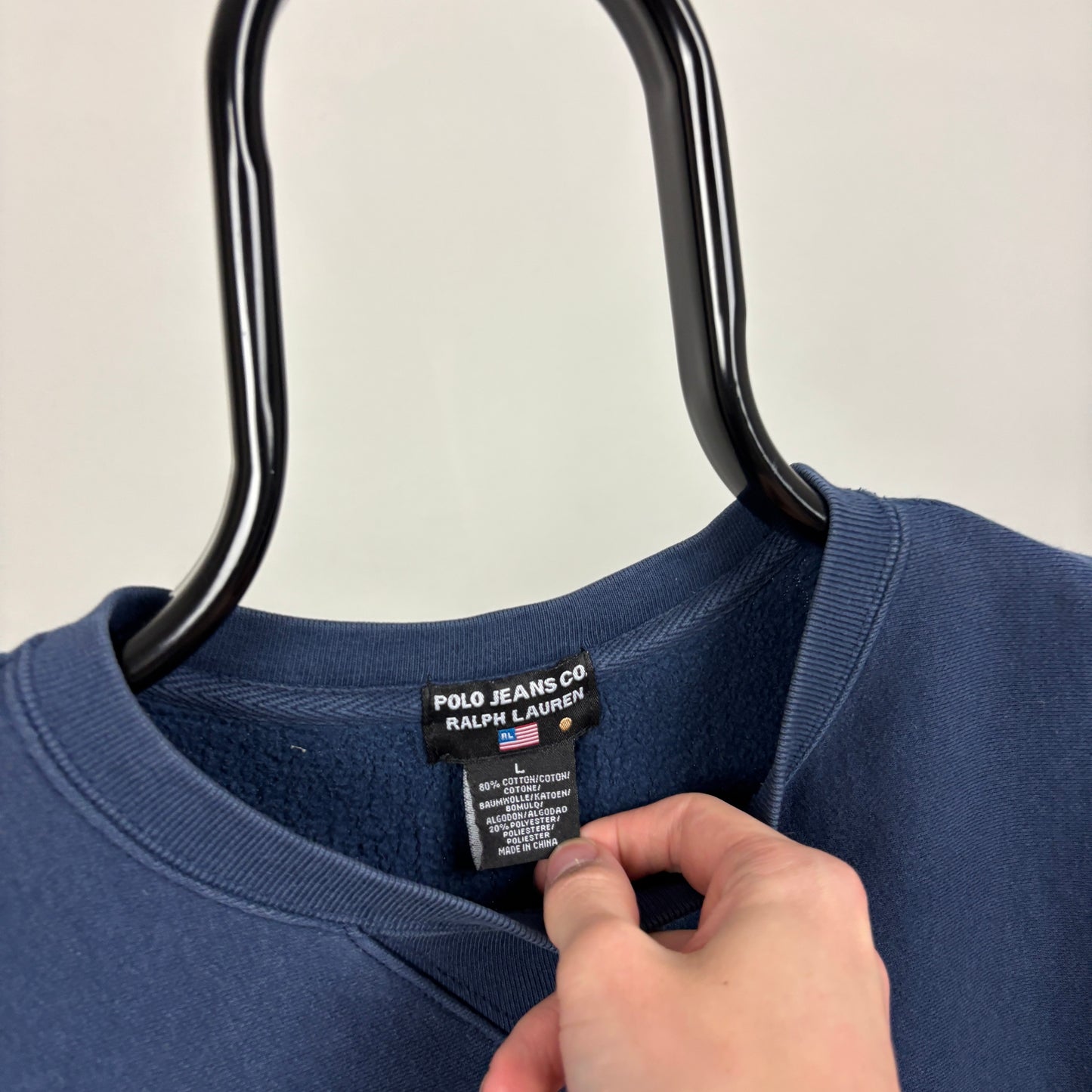 00s Ralph Lauren Sweatshirt Blue Women’s Large