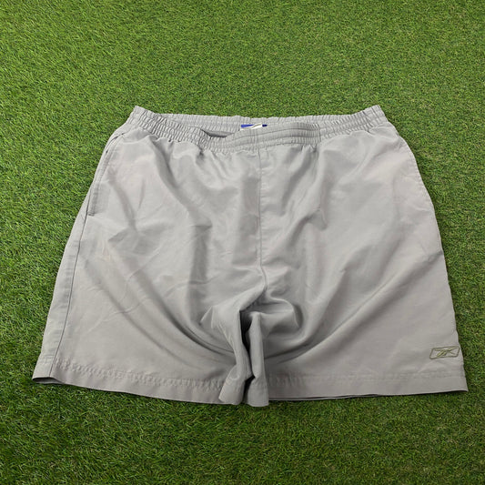 Retro Reebok Shorts Grey Large