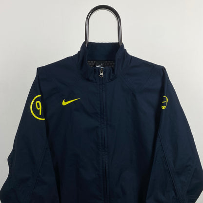 00s Nike Clima-Fit Waterproof Jacket Blue Large