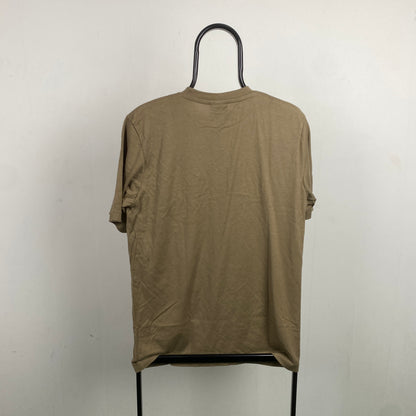 00s Nike Swoosh T-Shirt Brown Medium