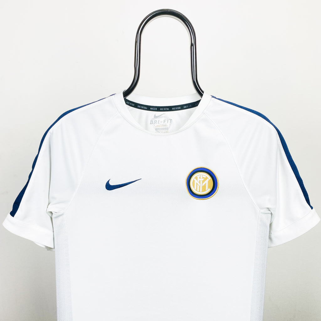 00s Nike Inter Milan Football Shirt T-Shirt White Small