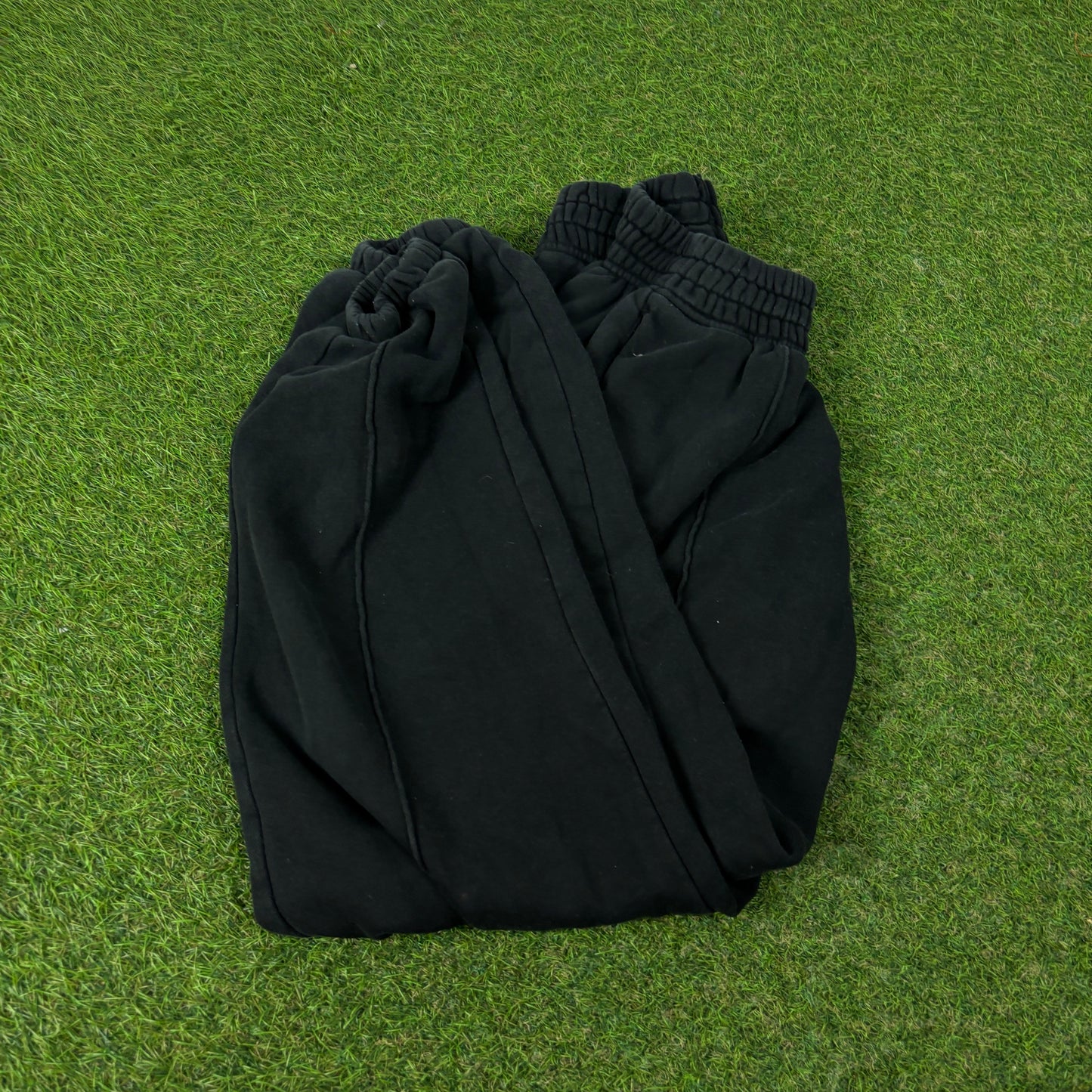 00s Nike Wide Leg Cotton Joggers Black XS