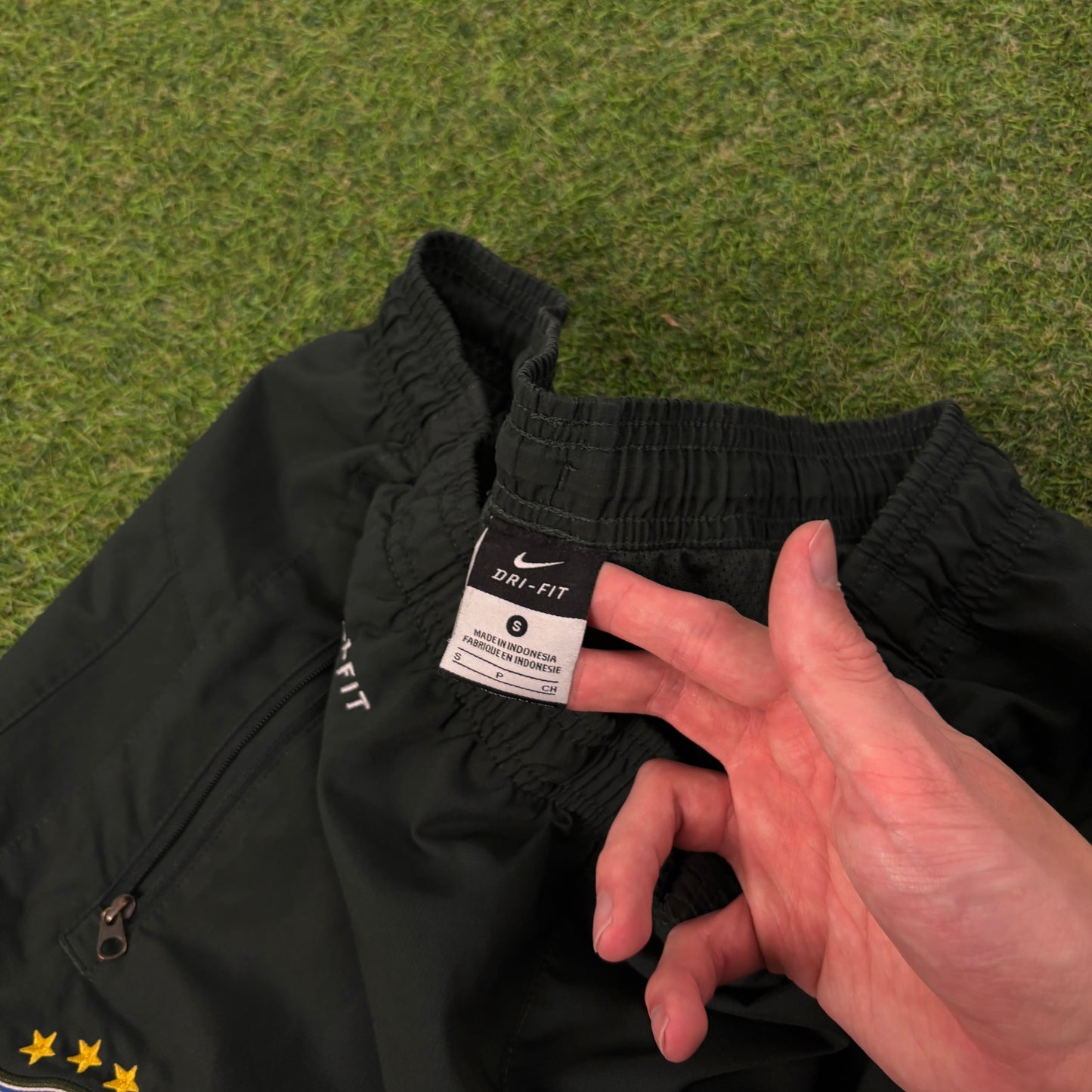 00s Nike Brazil Joggers Green Small
