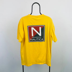 Retro Nautica T-Shirt Yellow Large
