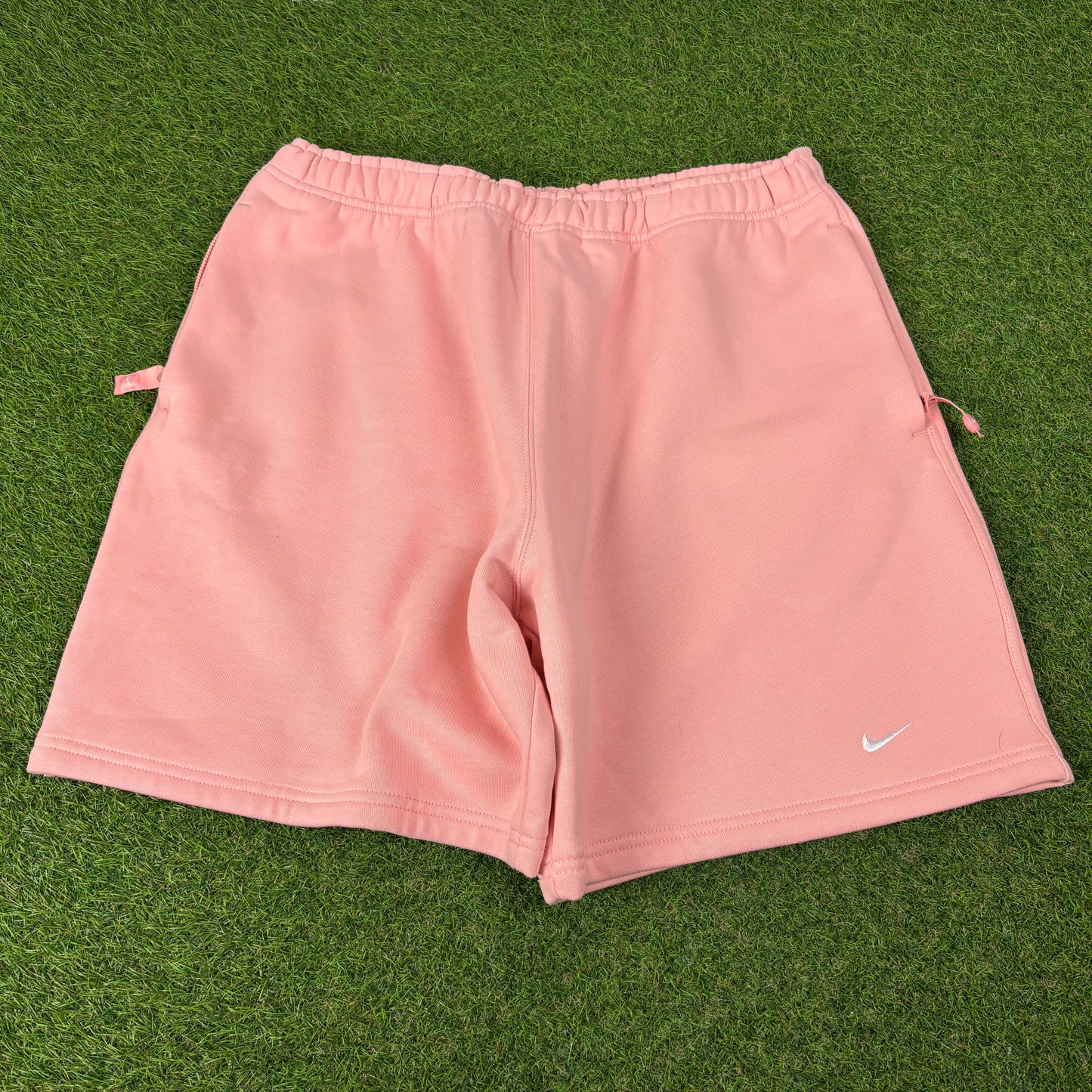 00s Nike Zip Pocket Cotton Shorts Pink Large