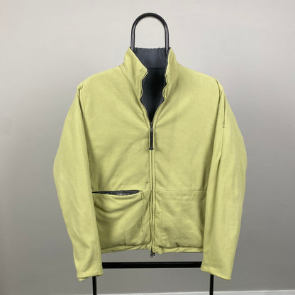 00s Nike ACG Reversible Fleece Coat Jacket Grey Medium