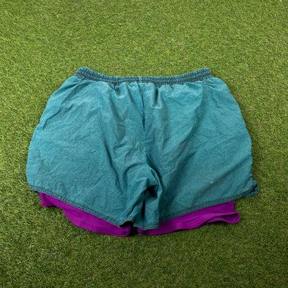 90s Nike Challenge Court Shorts Green Medium