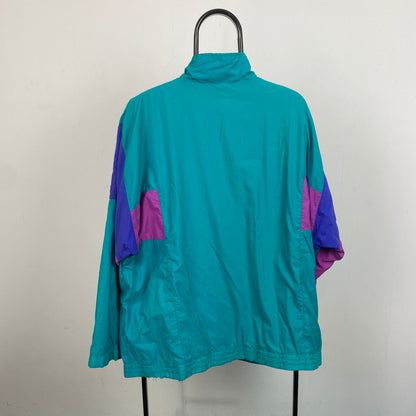 90s Nike Windbreaker Jacket Green XL