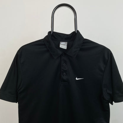 00s Nike Golf Polo Shirt T-Shirt Black Small