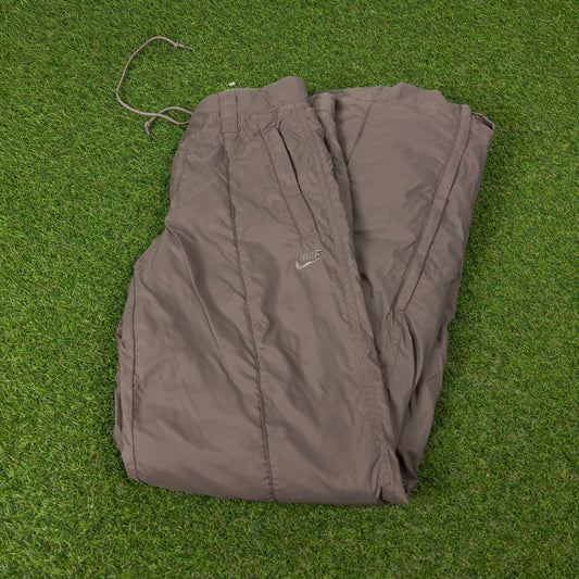 00s Nike Fleece Lined Joggers Brown Womens Small