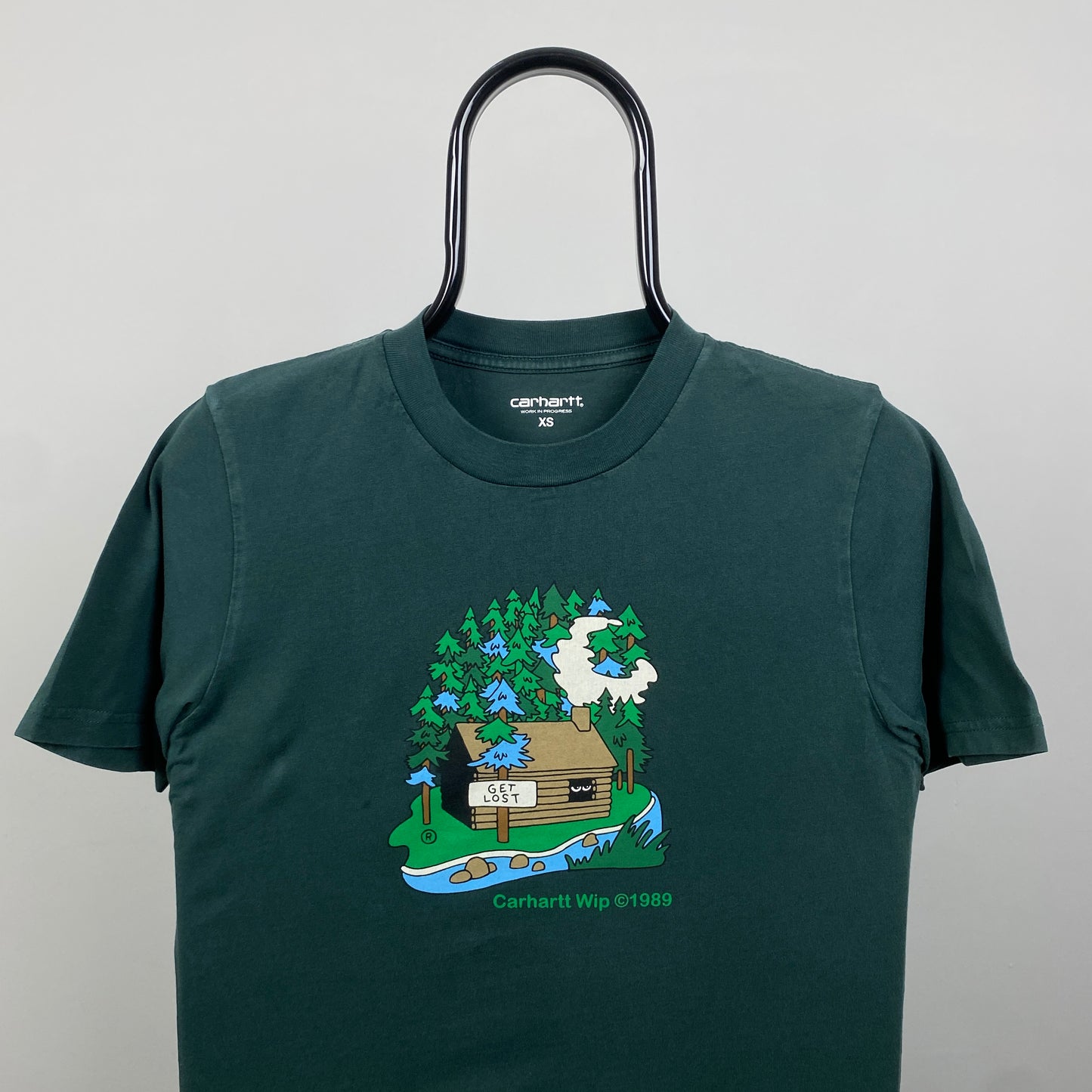 00s Carhartt T-Shirt Green XS