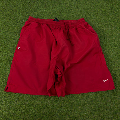 00s Nike Court Tennis Shorts Red XL