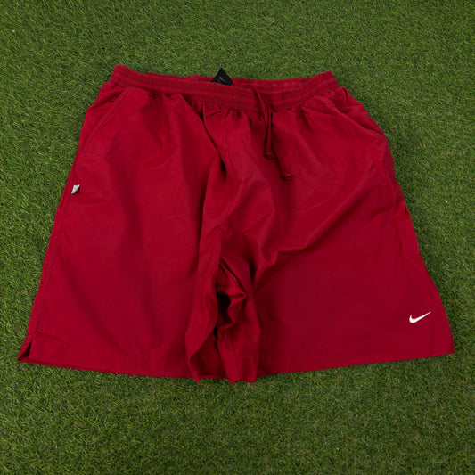 00s Nike Court Tennis Shorts Red XL