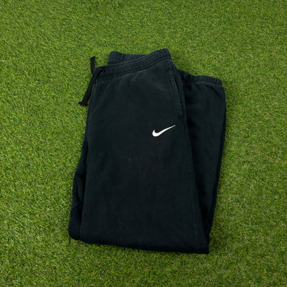 00s Nike Wide Leg Cotton Joggers Blue Small