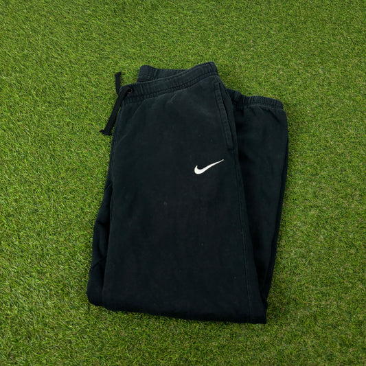 00s Nike Wide Leg Cotton Joggers Blue Small