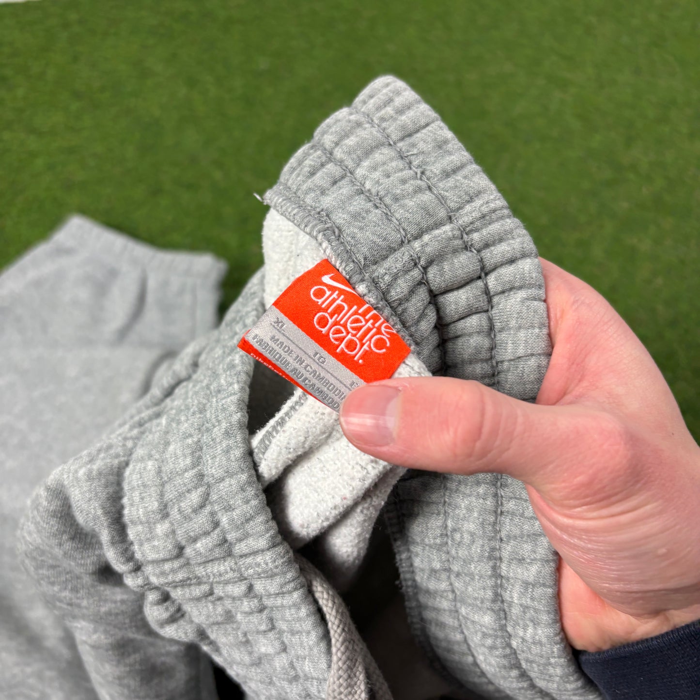 00s Nike Wide Leg Cotton Joggers Grey XL