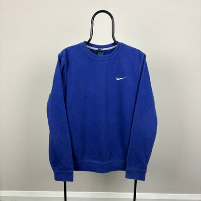 00s Nike Sweatshirt Blue Medium