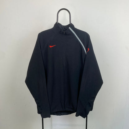 00s Nike Therma Fit Fleece Sweatshirt Black XL