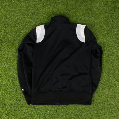 00s Nike Windbreaker Jacket + Joggers Set Black Medium
