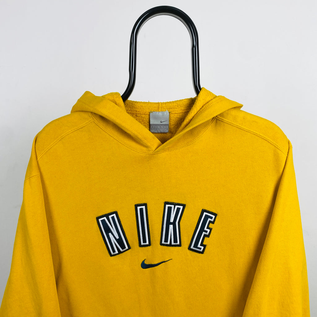 90s Nike Hoodie Yellow XL