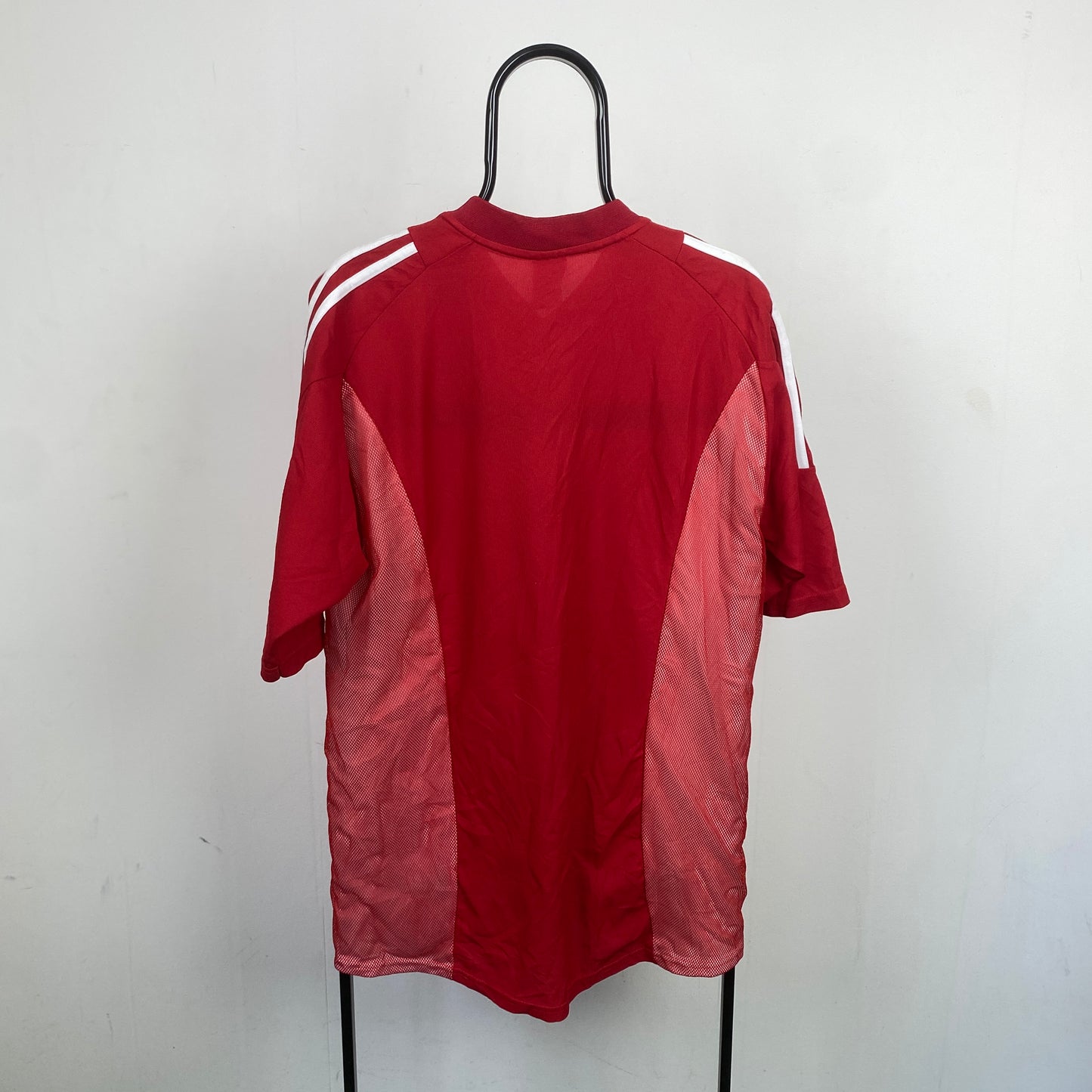 90s Adidas Turkey Football Shirt T-Shirt Red XL
