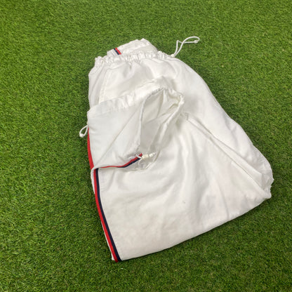 00s Nike 3/4 Length Piping Long Shorts White XL