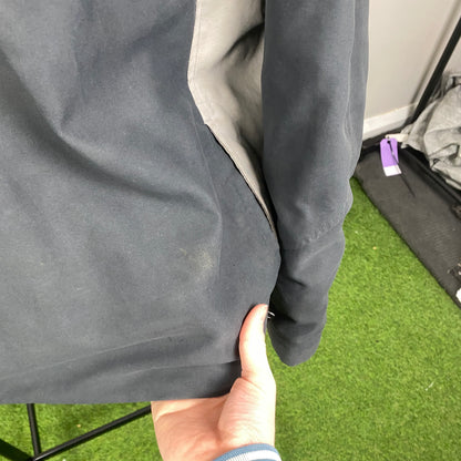 00s Nike Fleece Lined Coat Jacket Grey Small