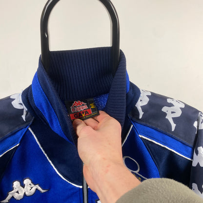 Retro Kappa Italy Track Jacket Blue Medium