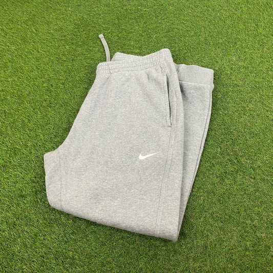 00s Nike Cotton Joggers Grey Large