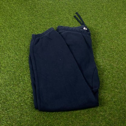 00s Nike Wide Leg Cotton Joggers Blue Medium