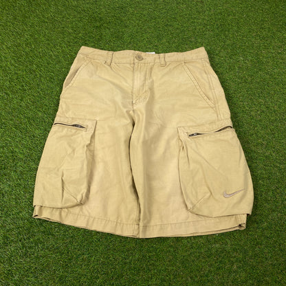 00s Nike Cargo Shorts Brown Medium