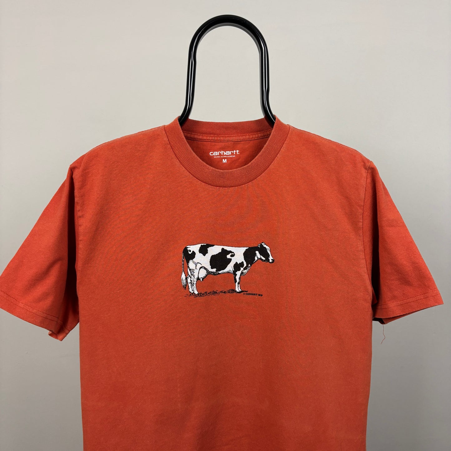 00s Carhartt Ranch T-Shirt Orange Medium