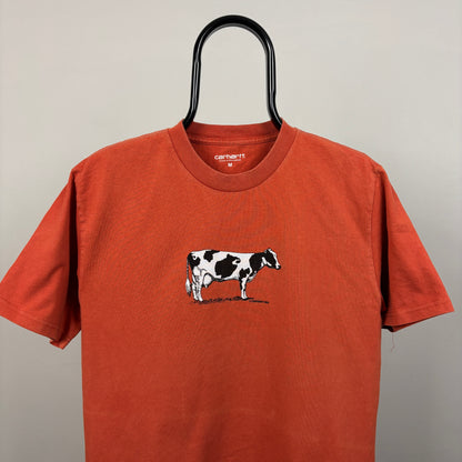 00s Carhartt Ranch T-Shirt Orange Medium