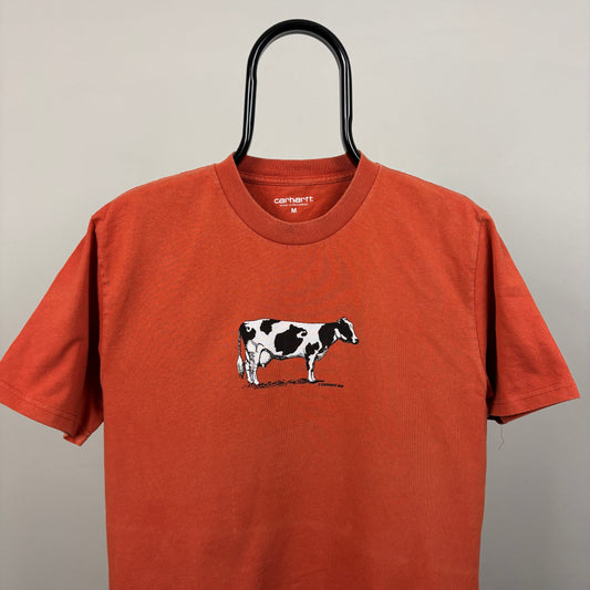 00s Carhartt Ranch T-Shirt Orange Medium