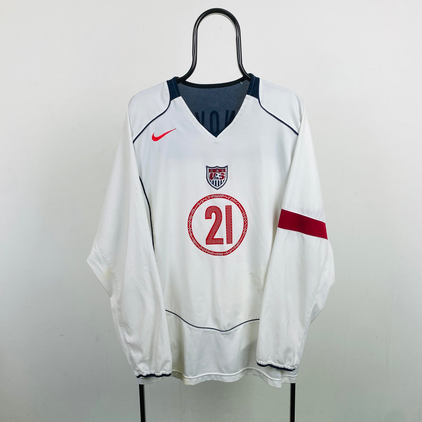 00s Nike USA Landon Donovan Football Shirt T-Shirt White XL