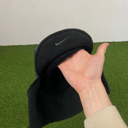 90s Nike Fleece Ear Flap Hat Green