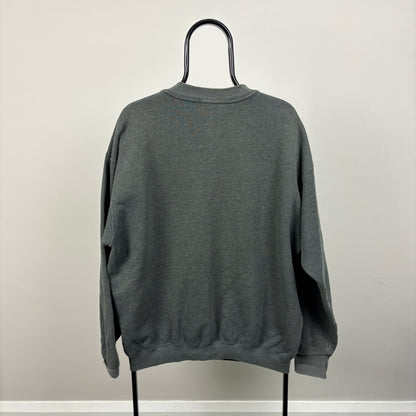 90s Nike Sweatshirt Grey Large