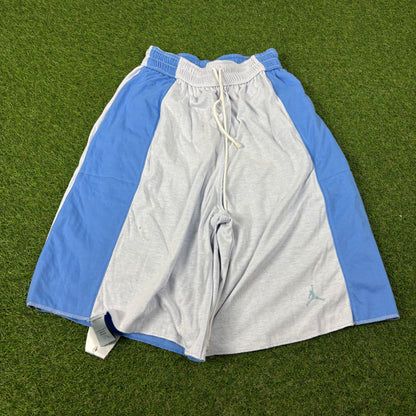 90s Nike Air Jordan Reversible Shorts Blue Medium