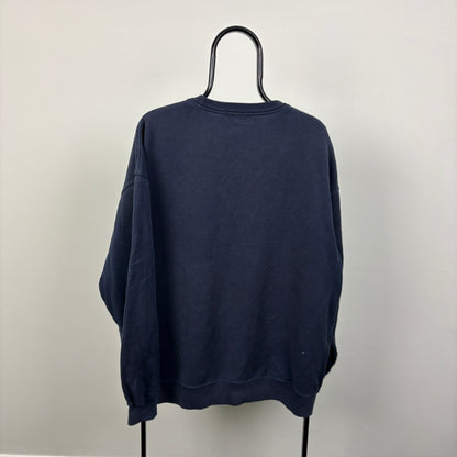 90s St Michael Wallace & Gromit Sweatshirt Blue XL