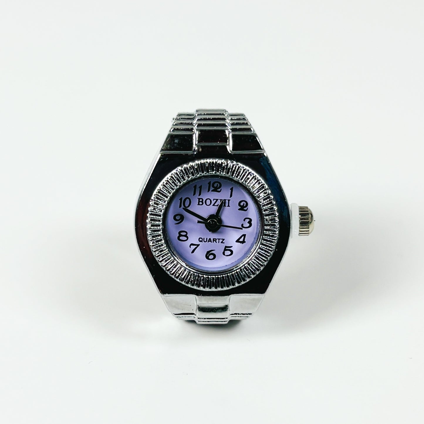 Watch Ring Adjustable Purple