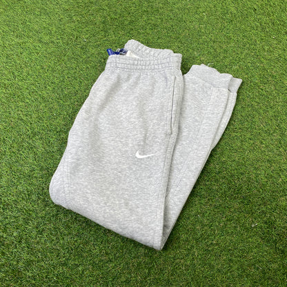 00s Nike Cotton Joggers Grey Small