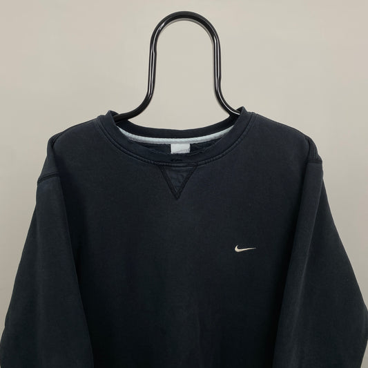 00s Nike Heavyweight Sweatshirt Black Large