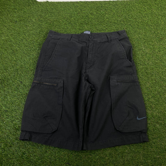 00s Nike Cargo Shorts Blue Medium